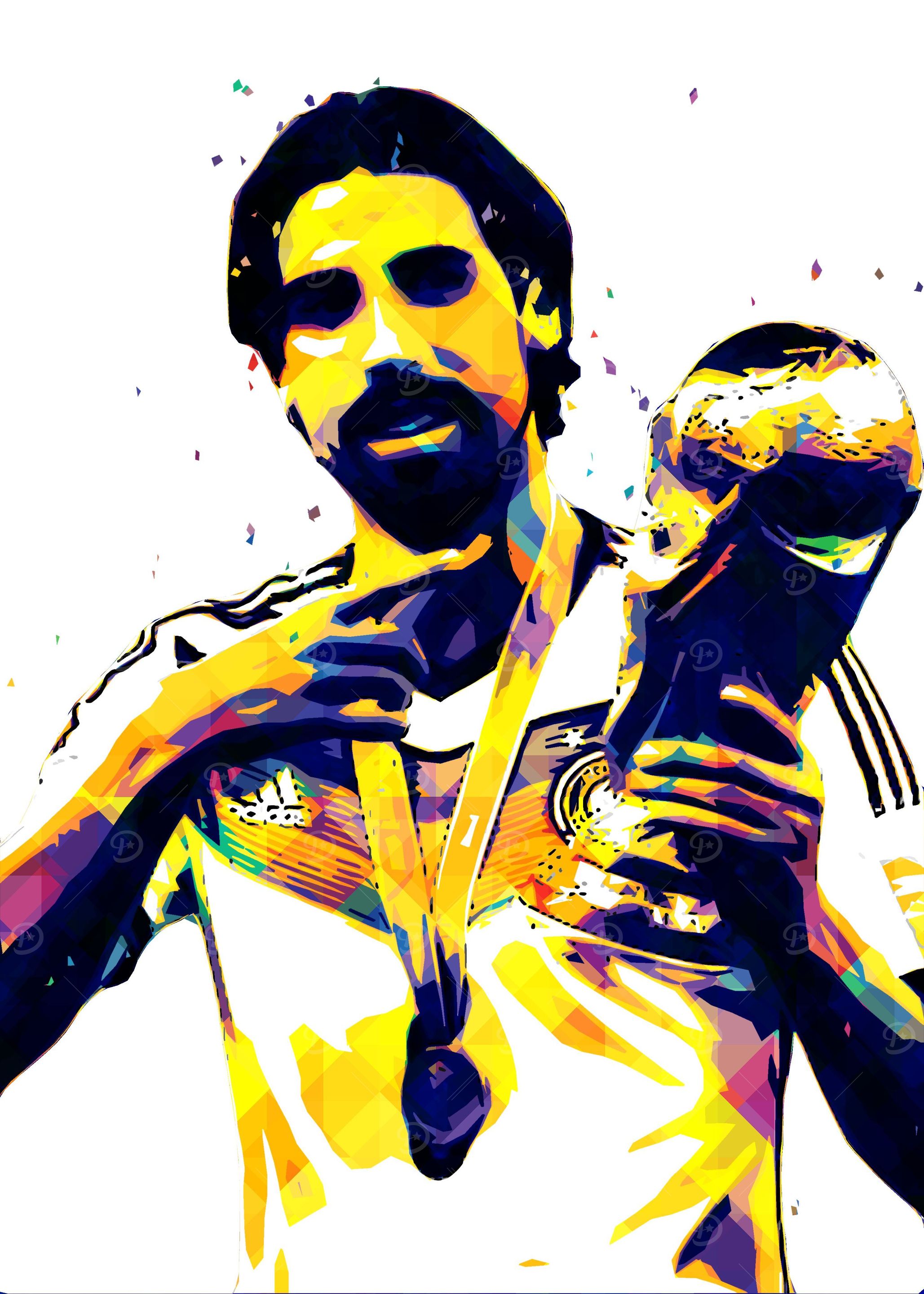 Sami Khedira Pop Art