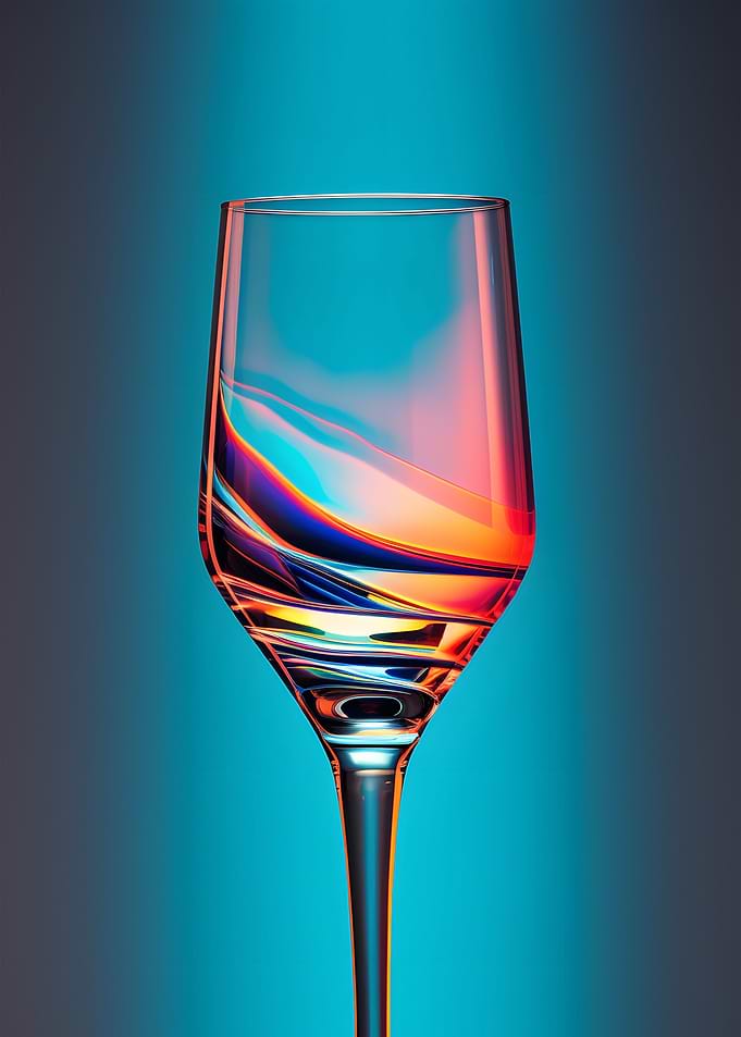 Glass refraction