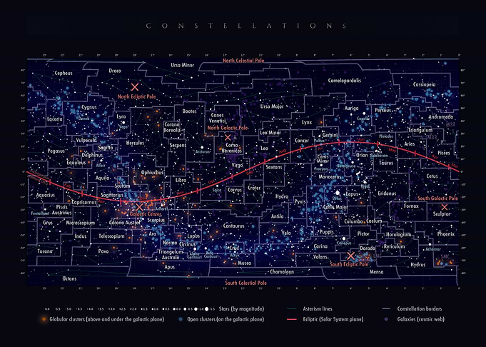 Constellations Map