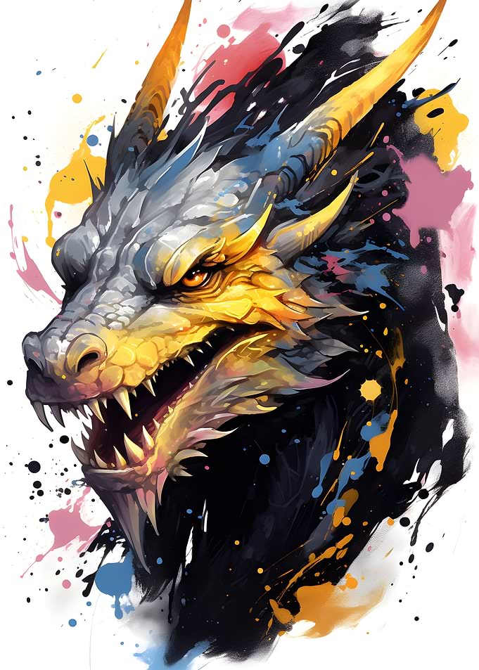 Dragon Head Painting