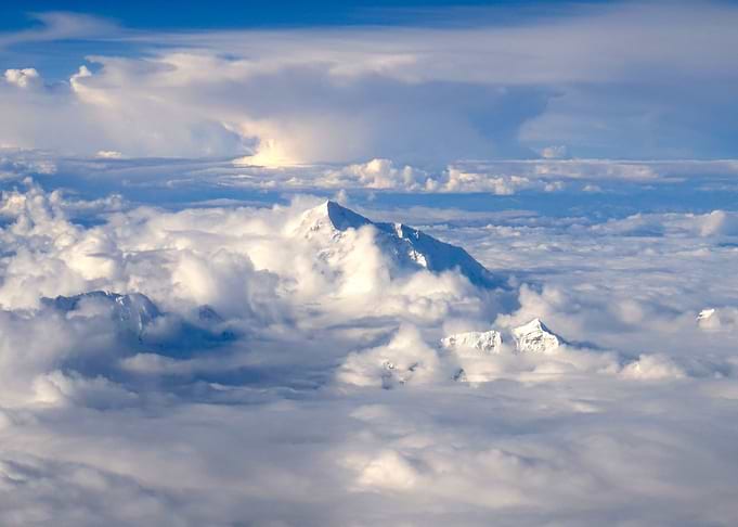 White skyline