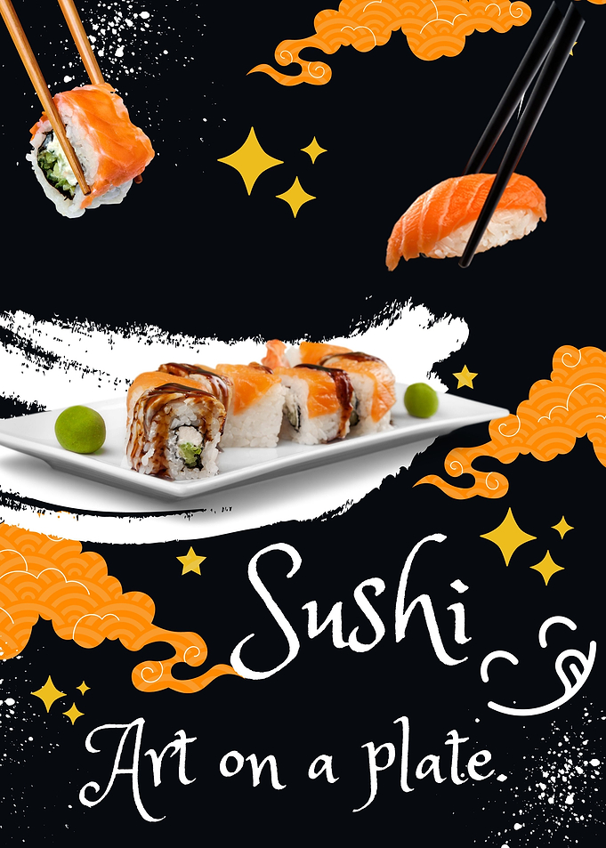Sushi Art on a plate