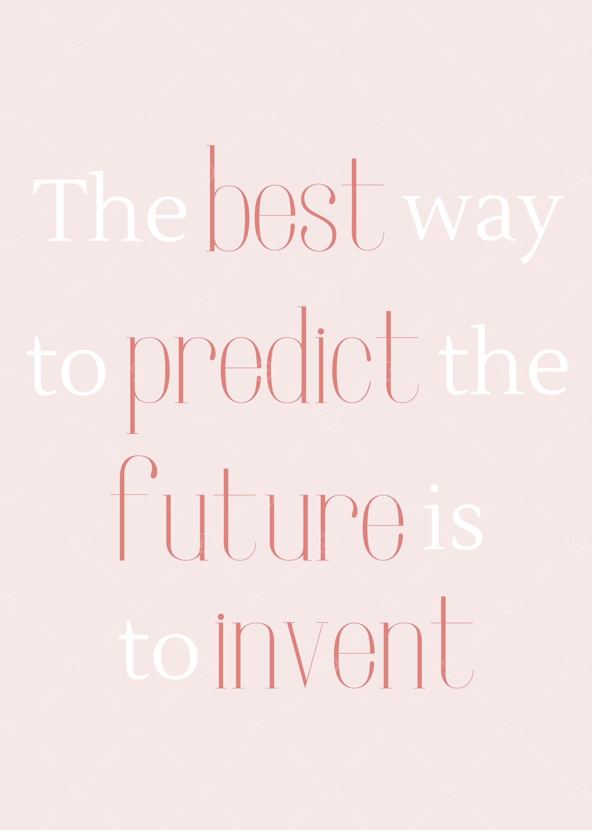 Motivational elegant text