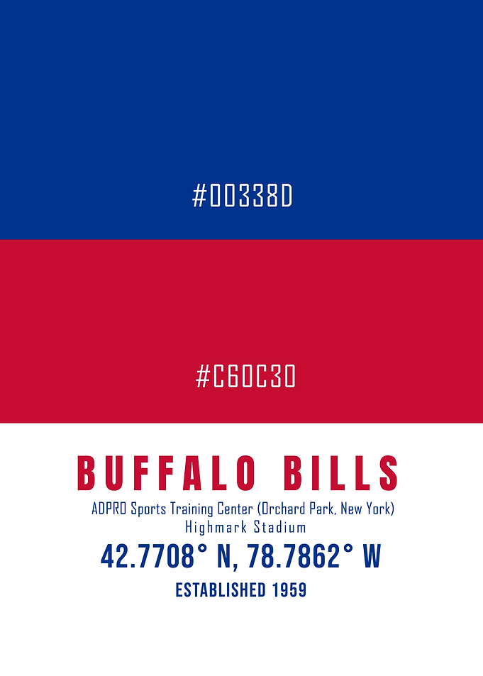 Buffalo Bils Color Team