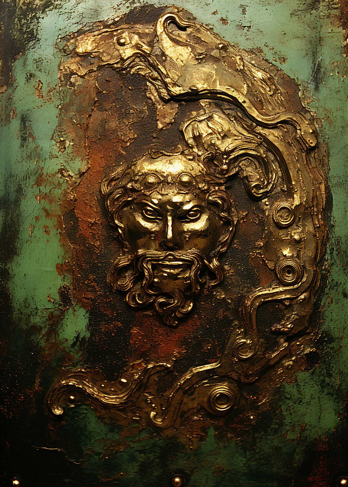 Vintage Abstract Roman No5