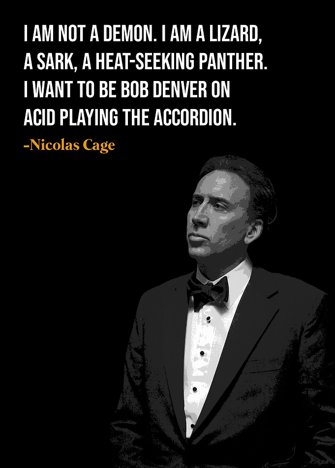Nicolas Cage quotes