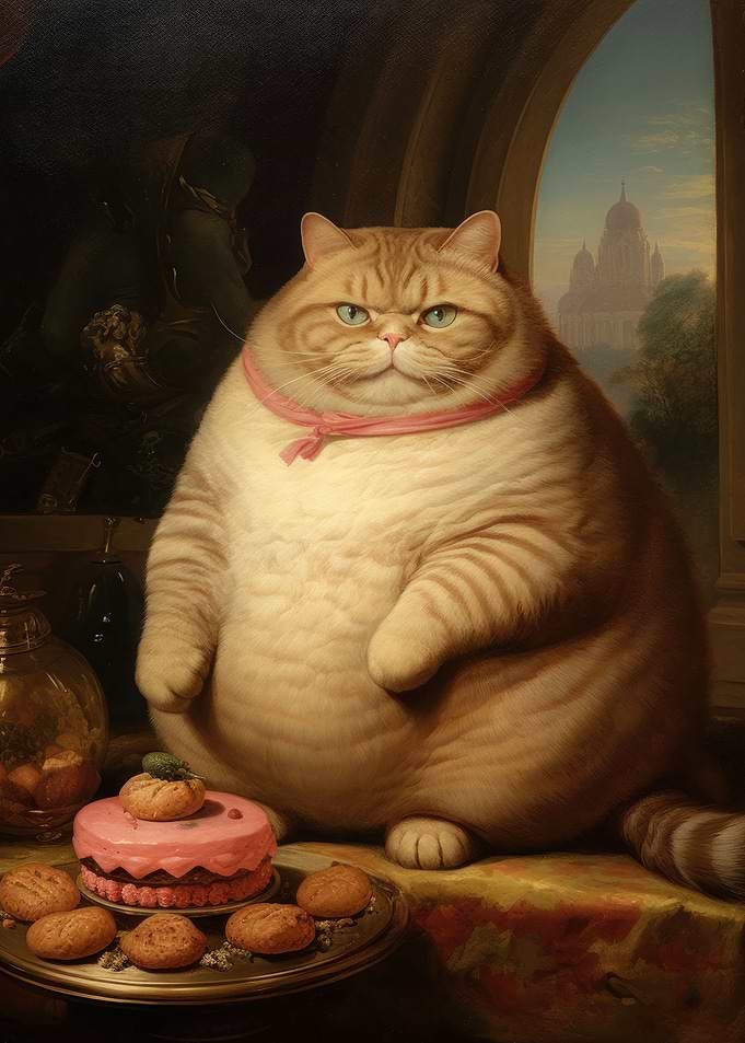 Chunky cat