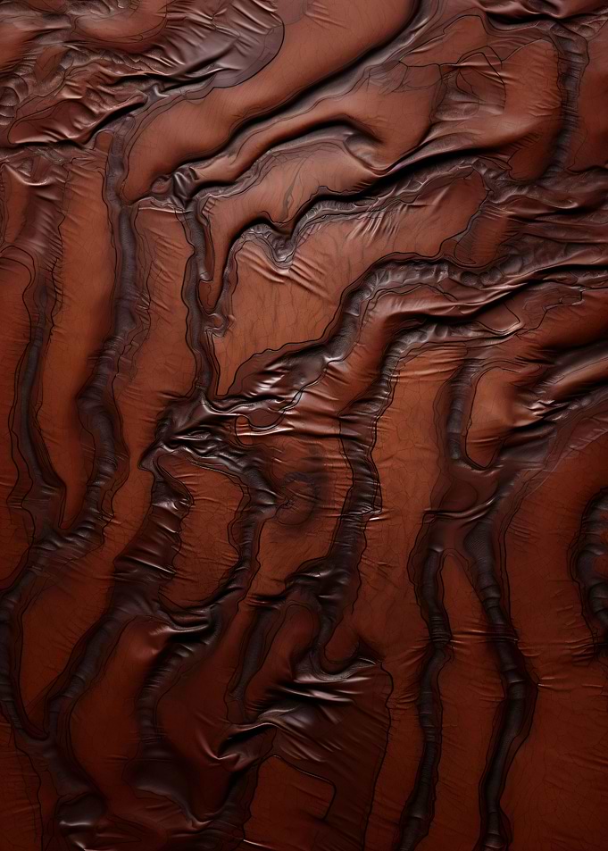 Vintage Abstract Leather