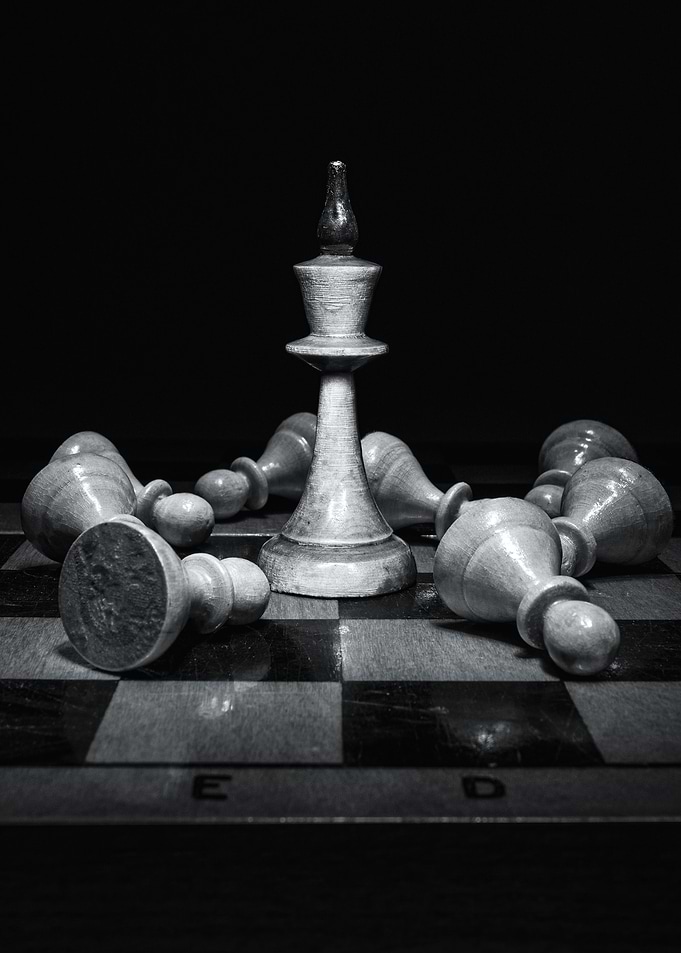 King and pawns