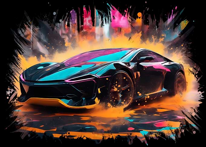 BEAUTY Cool sports car