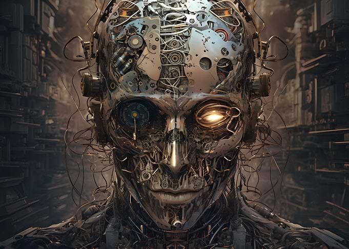 Psychedelic cyborg