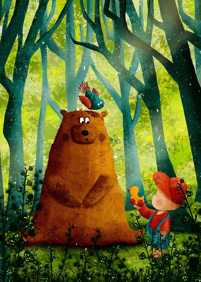bear birth and boy