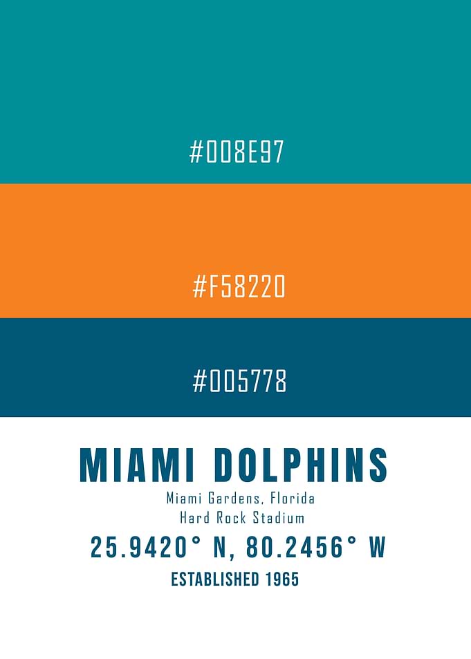 Miami Football Color