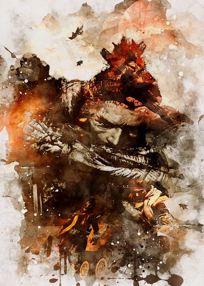 Sekiro Samurai Poster