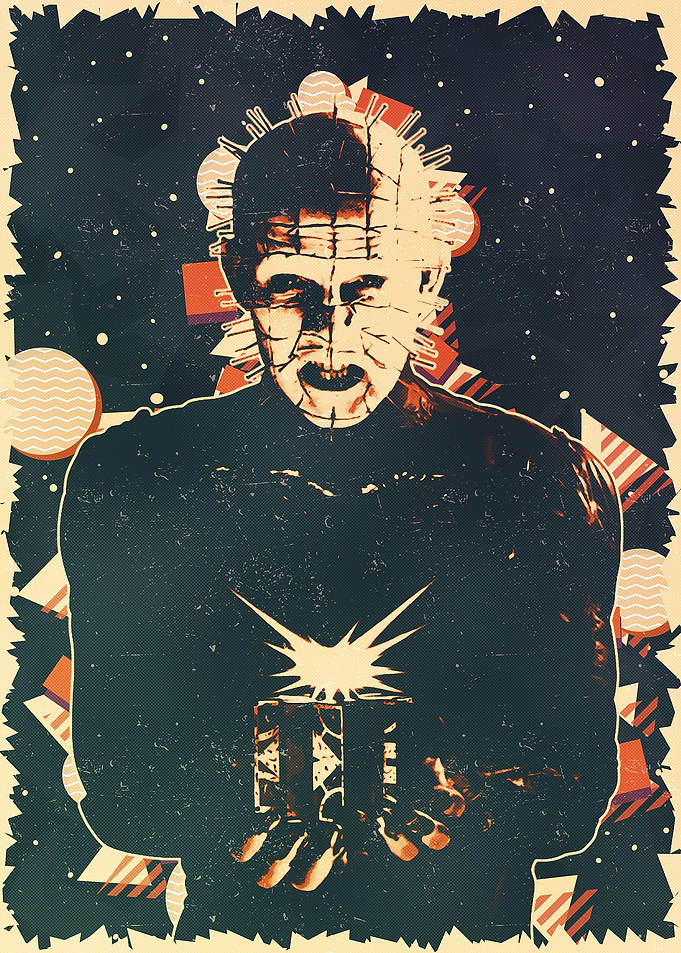 The Pinhead Horror Poster
