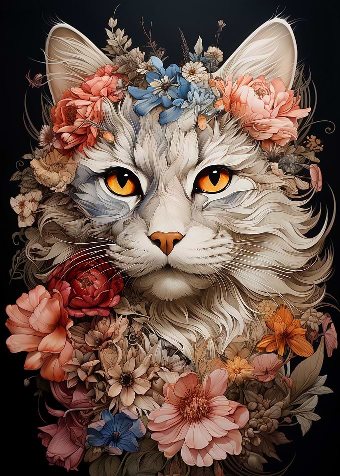 Cat Flowers