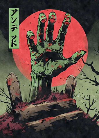 Creepy Zombie Hand Grave