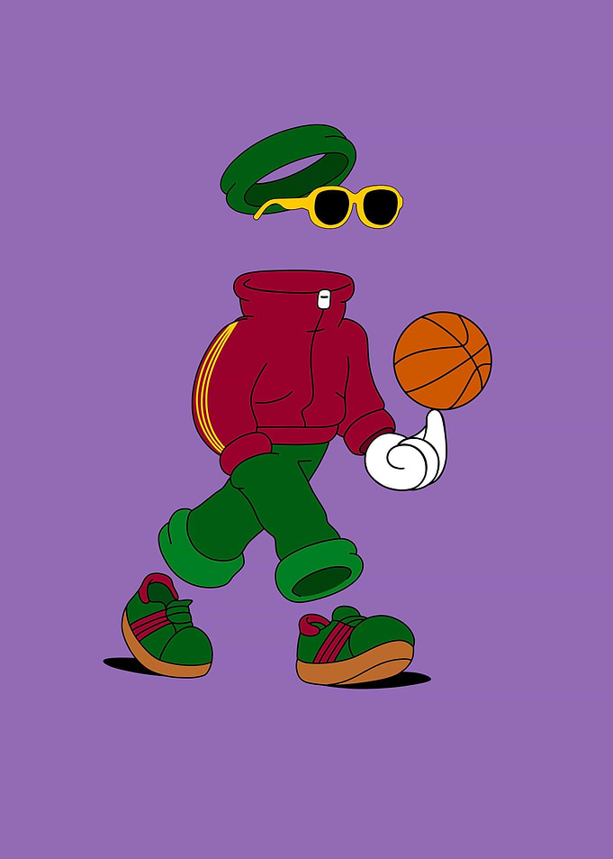 Invisible basketball