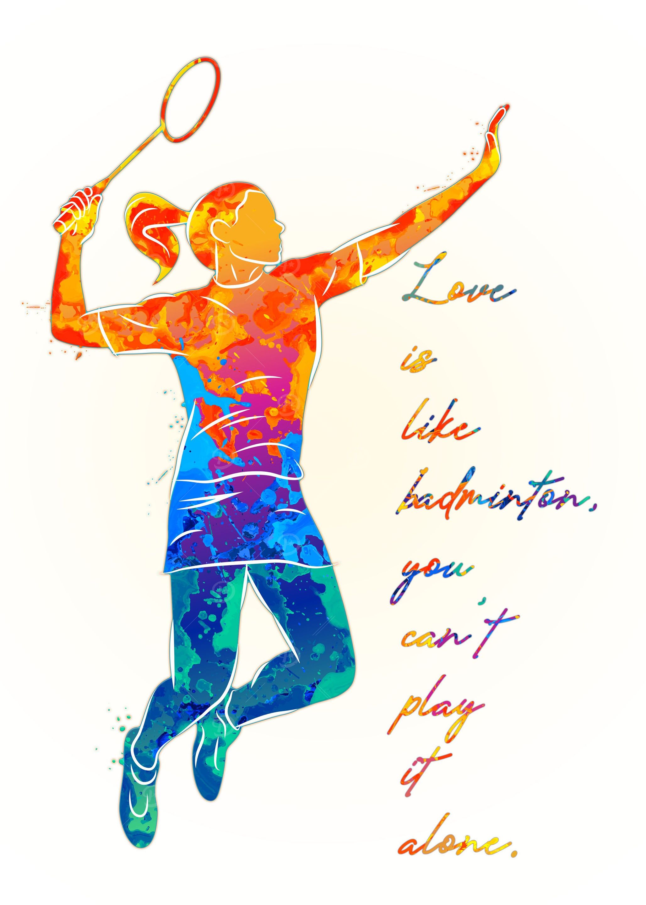 Love is like badminton yo
