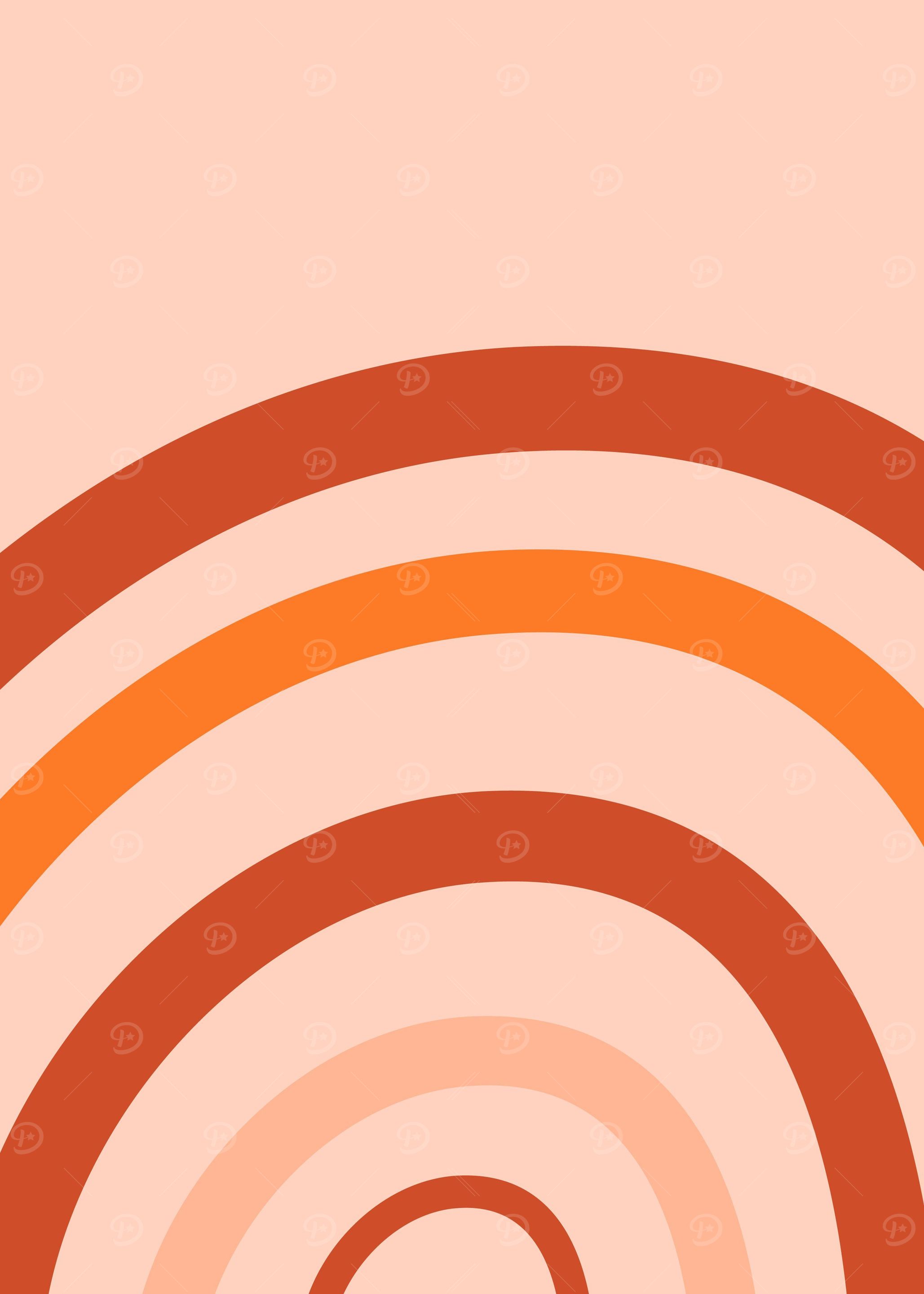 Groovy Orange Arch