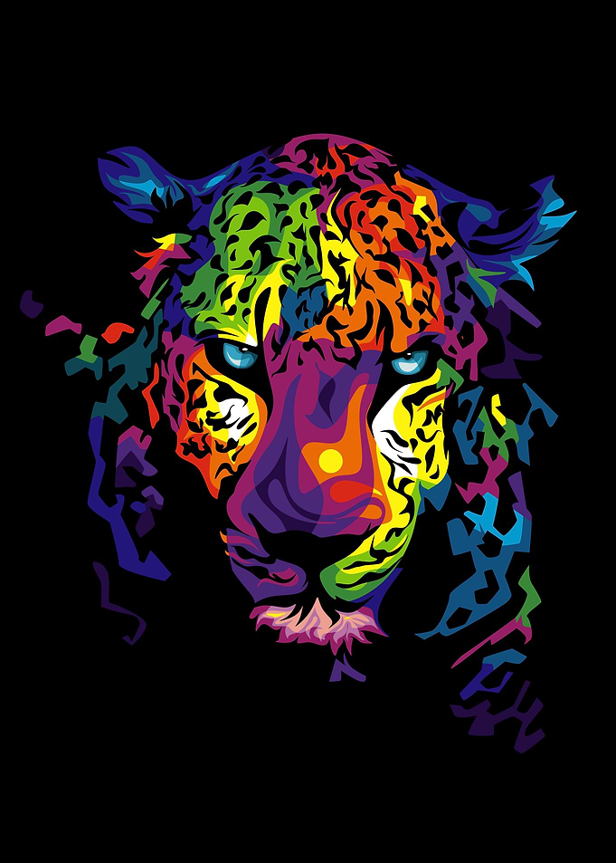 Leopard Pop Art