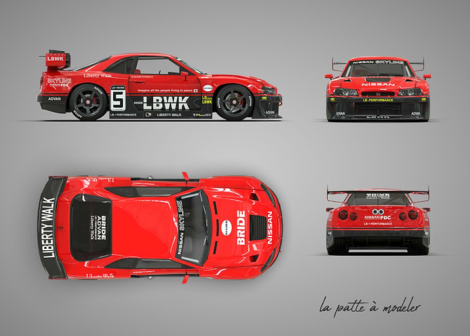 Nissan Skyline GTR LBWK