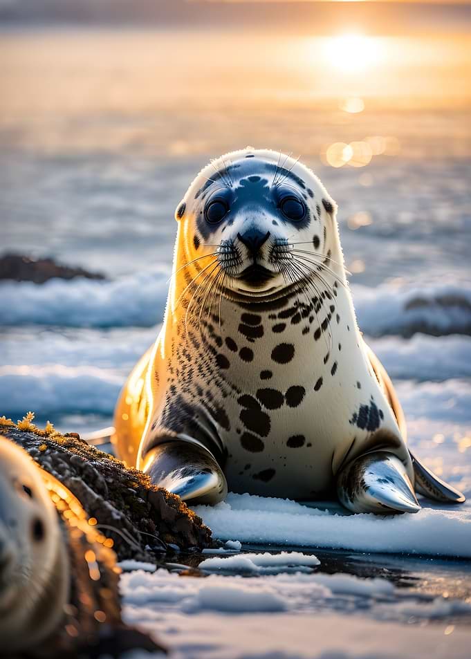 Seals in North Pole