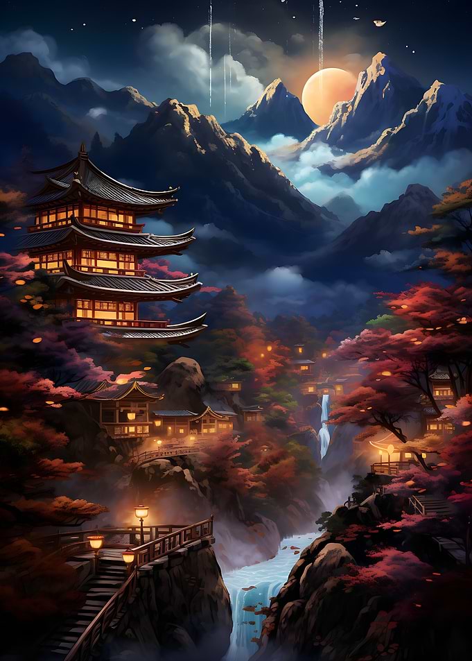 Japanese village