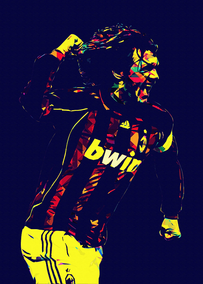 Paolo Maldini Pop Art