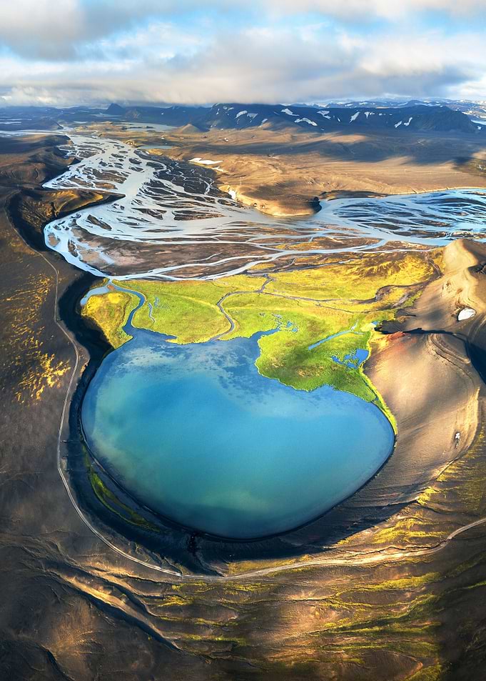 Icelandic Highland Lagoon
