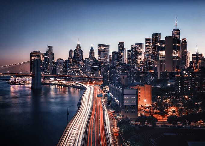 Dusk In New York