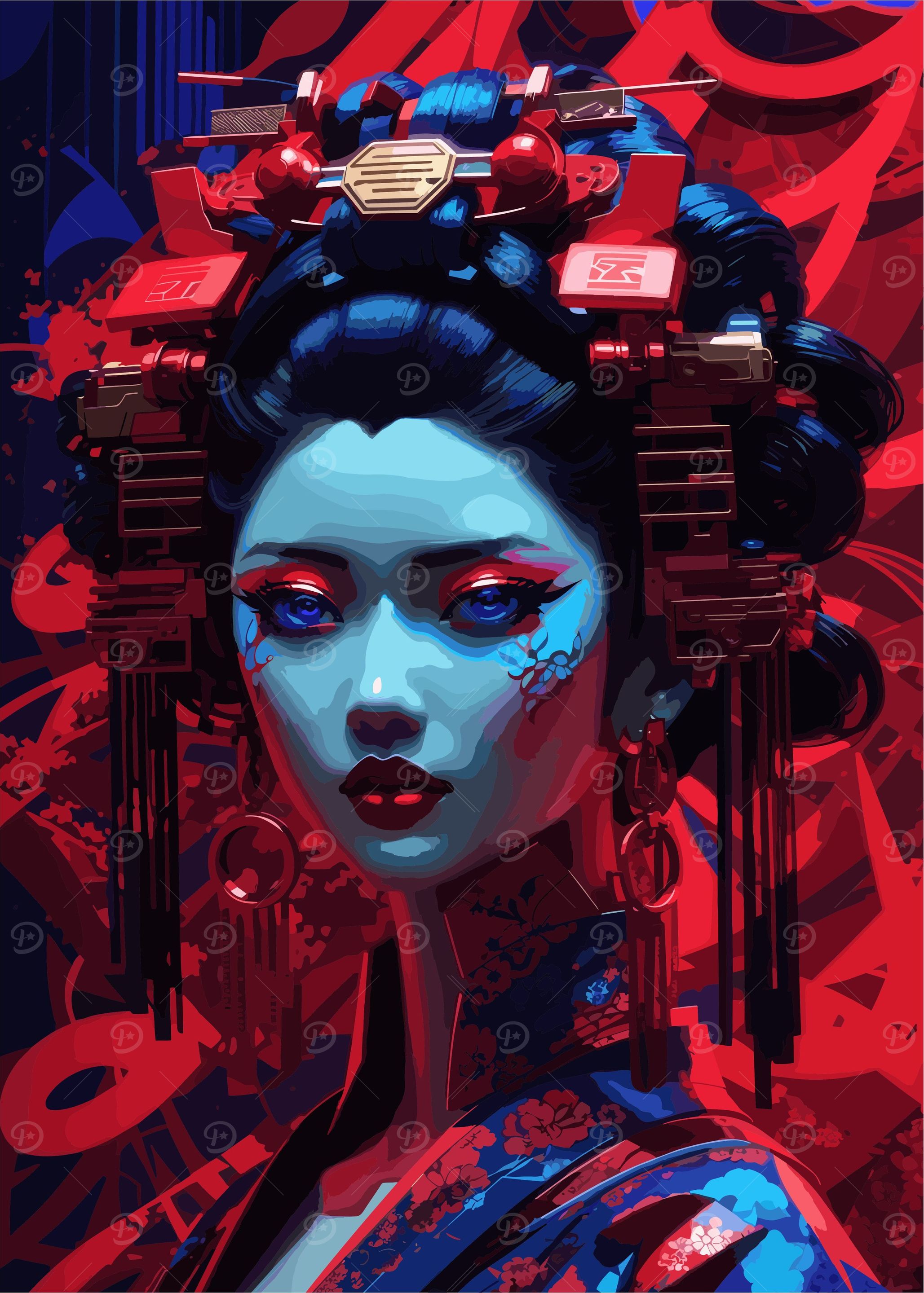 geisha modern style