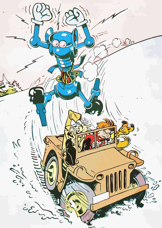 Spirou et Fantasio cartoon