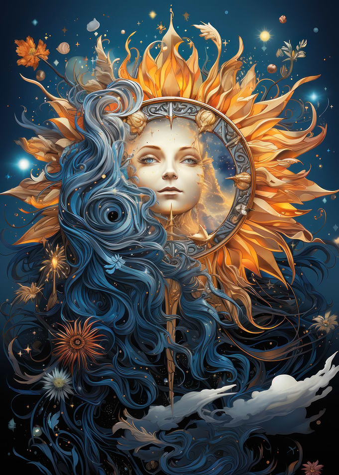 Drawing fantasy dream