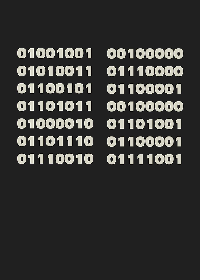 I Speak Binary Code Coder