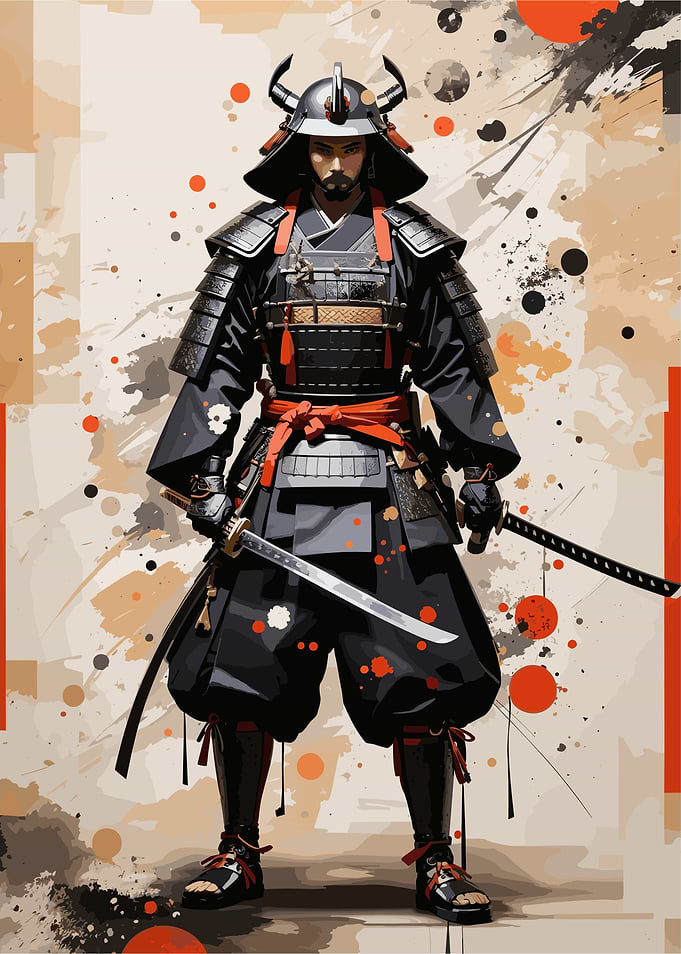 abstract samurai
