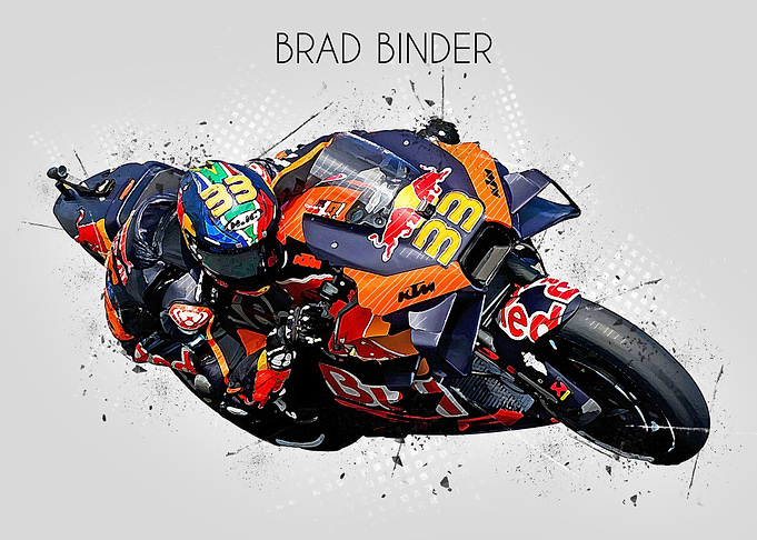 Rider Brad Binder Poster