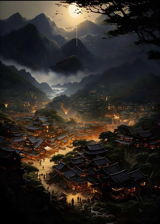 Japanese village