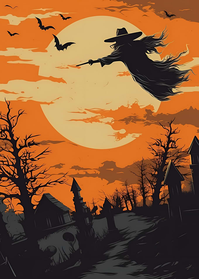 Halloween Witch Vector