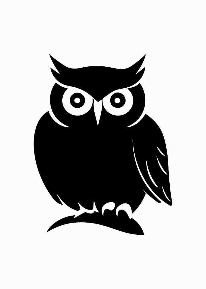 Owl Stencil Design