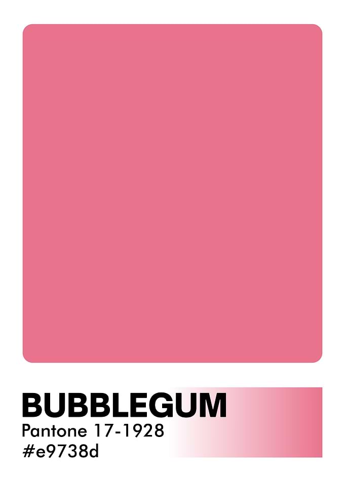 PANTONE BUBBLEGUM