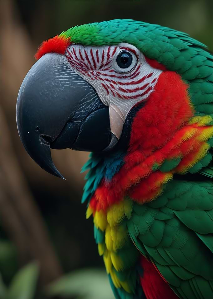 Parrot close up