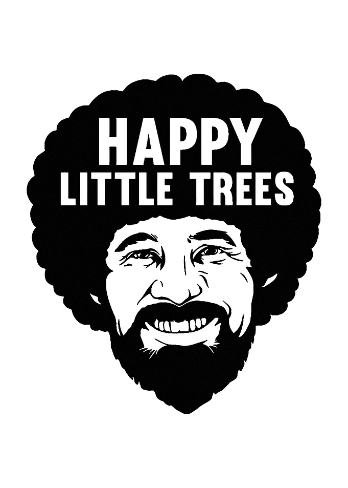 happy little trees