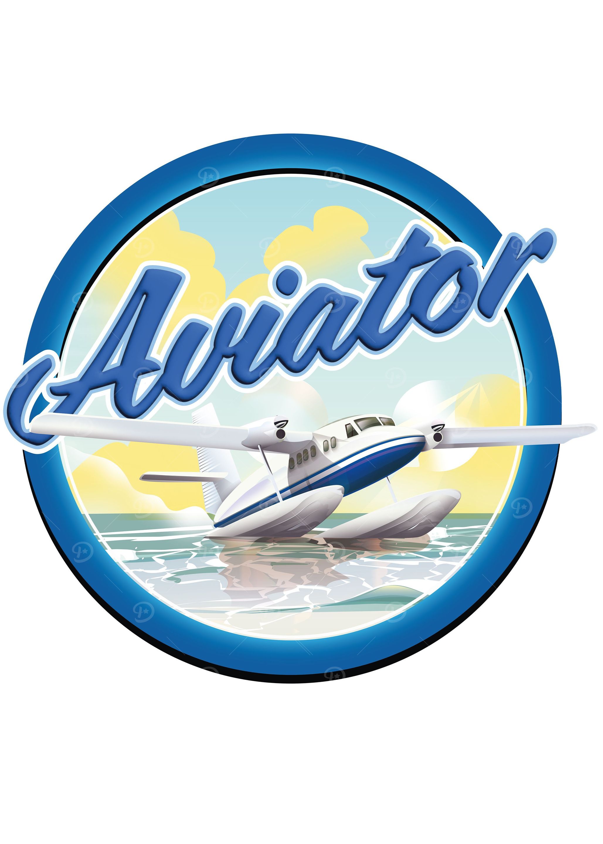 Aviator travel logo