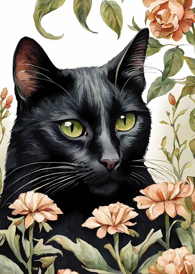 Floral Cat