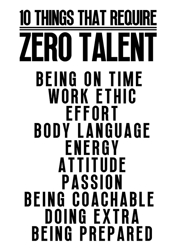 Require Zero Talent