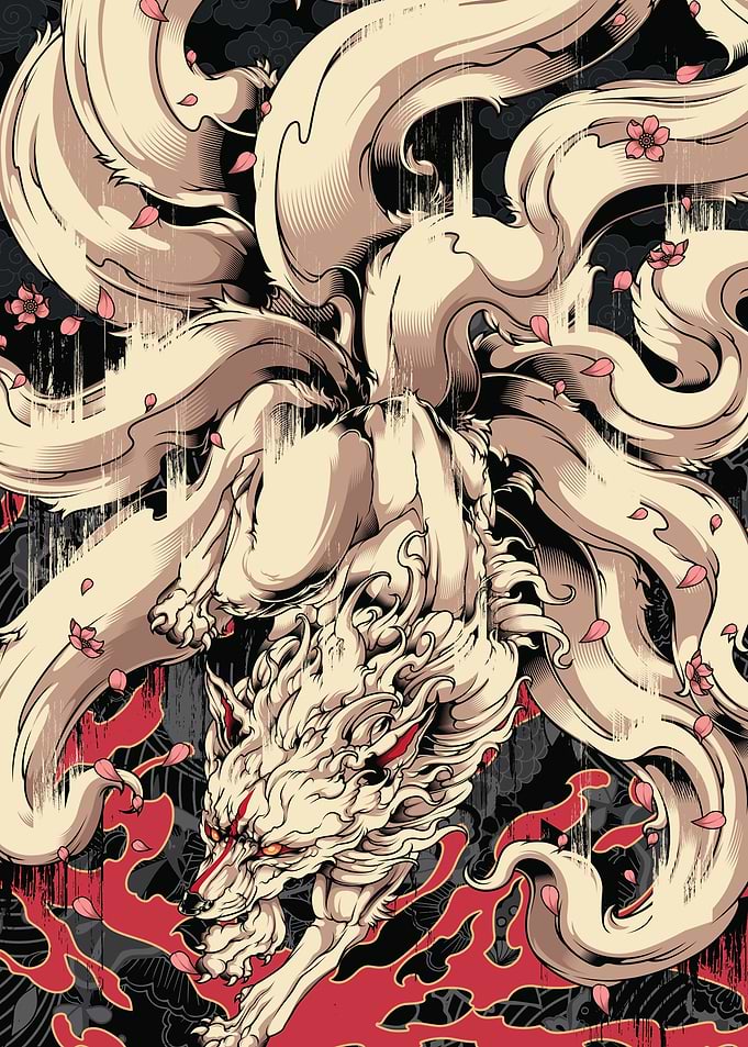 Kitsune 9Tailed Fox
