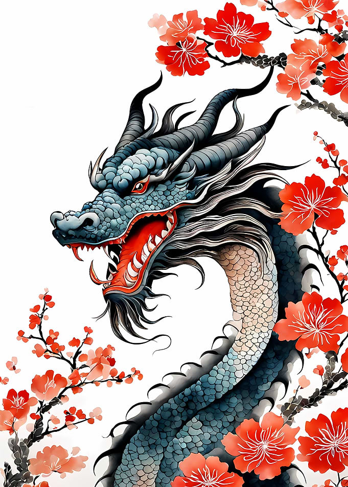 Floral Dragon