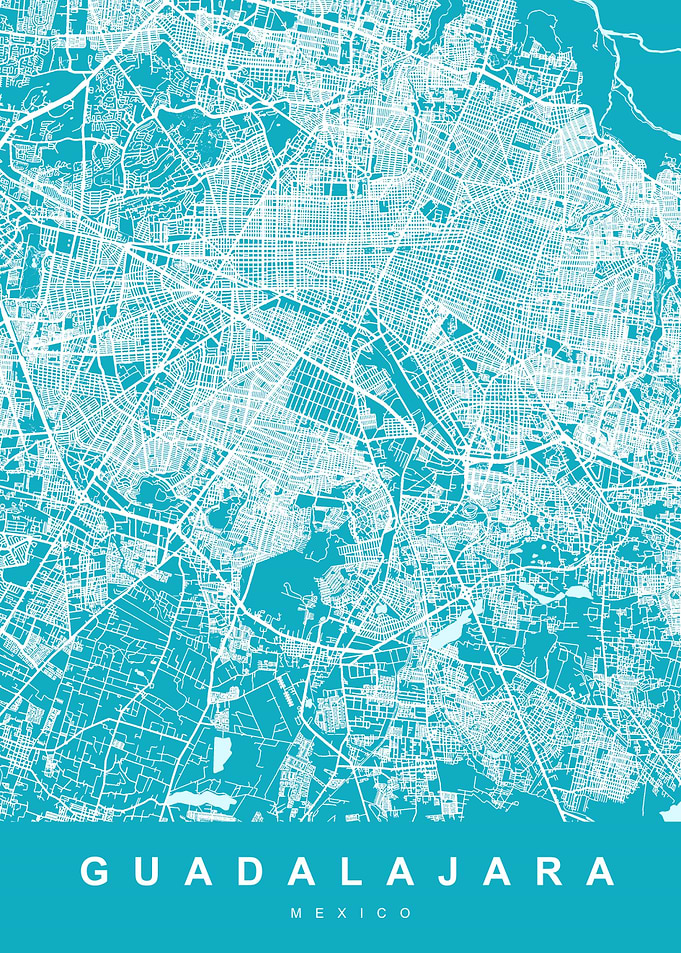 MAP GUADALAJARA MEXICO
