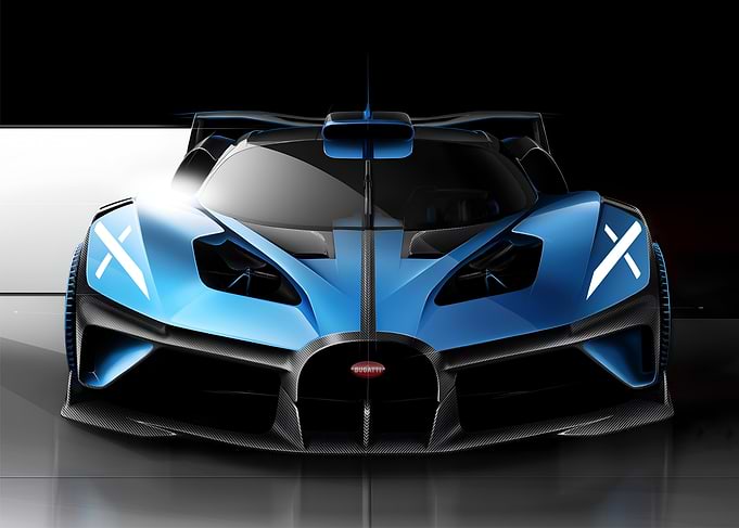 BUGATTI BOLIDE SKETCH 2024